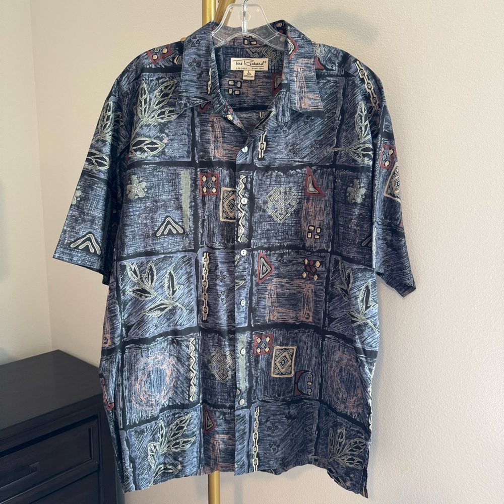 Vintage Tori Richard Hawaiian Short Sleeve Button Down - Large